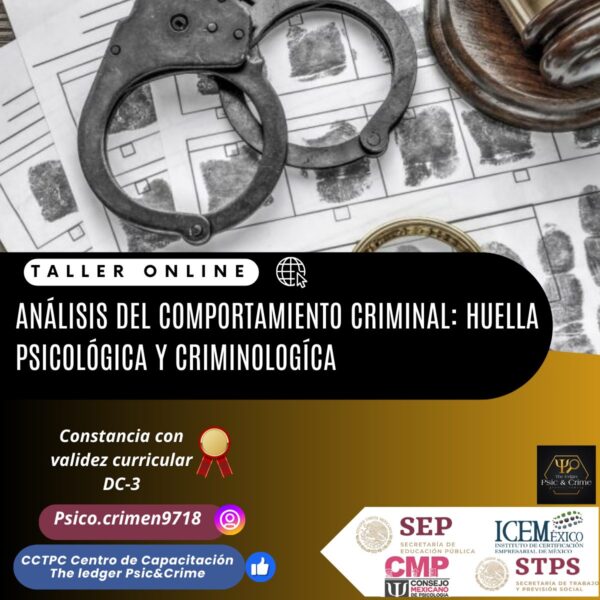 Curso taller Análisis del Comportamiento Criminal