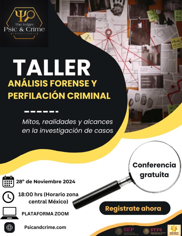 Taller Análisis forense y Perfilación criminal