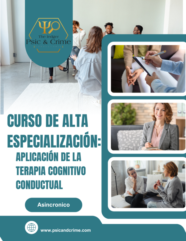 Curso de alta especialización: Aplicación de la terapia cognitivo conductual